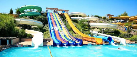 Good price ODM Outdoor Commercial Playground Swimming Pool Fiberglass Water Slide for Adults online