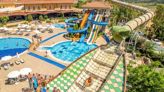 Outdoor Amusement Park Ride Tube Water Fiberglass Slide Parts