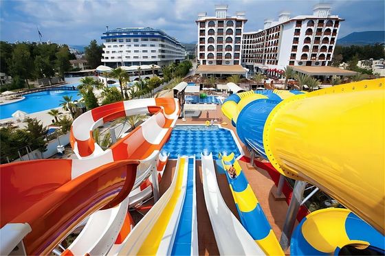 Outdoor Water Amusement Park Adults Water Pool Fiberglass Slide