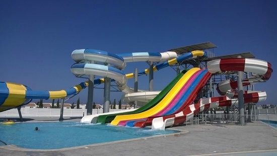 Outdoor Water World Park Swimming Pool Equipment Slides