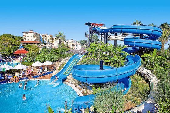 Children Amusement Park Equipment Swimming Pool Fiberglass Water Slide