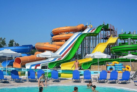 Good price OEM Water Park Playground Pool Fiberglass Water Slide For Children online