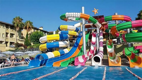 Good price OEM Water Theme Park Rides Amuement Children Fiberglass Water Slide online