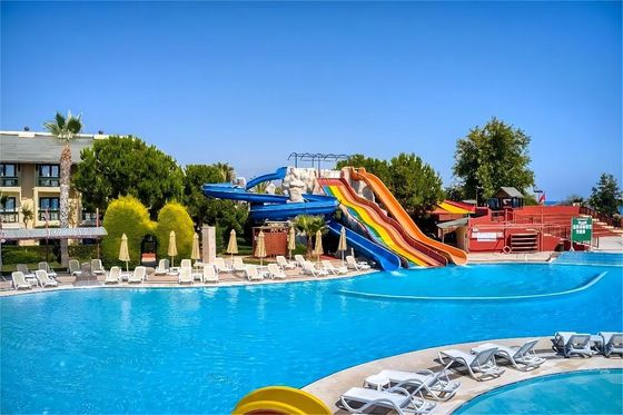 Kids Aqua Amusement Park Equipment Swimming Pool Fiberglass Water Slide