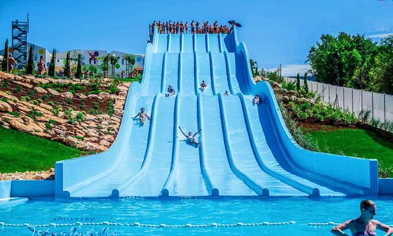 Good price OEM Outdoor Water Park Swimming Pool Toy Set Amusement Equipment Play Slide online