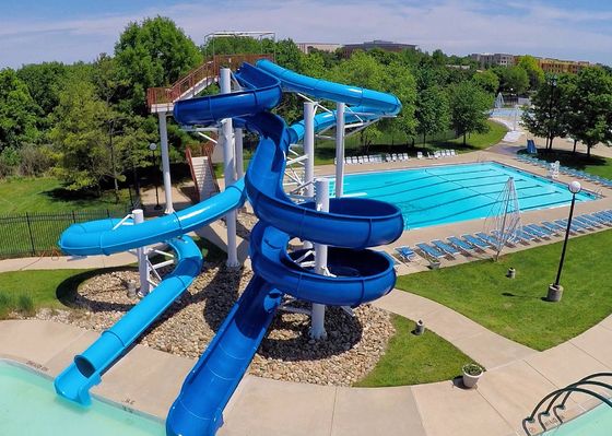 Good price Children Swimming Pool Carnival Ride Fiberglass Water Slide online