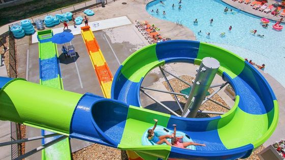 Good price Outdoor Children Games Entertainment Park Water Swimming Pool Fiberglass Slide online