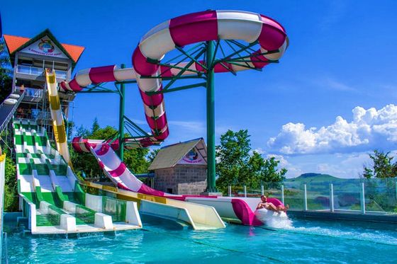 Good price Outdoor Swimming Pool Accessories Fiberglass Water Slide for Kids online