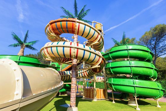 Good price Outdoor Water Playground Equipment Kids Games Fiberglass Slide online