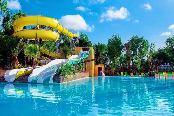Good price Aqua Water Park Playground Equipment Water Play Fiberglass Slide Set online