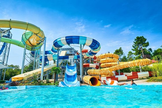Good price Water Park Games Equipment Fiberglass Water Slide For Children online