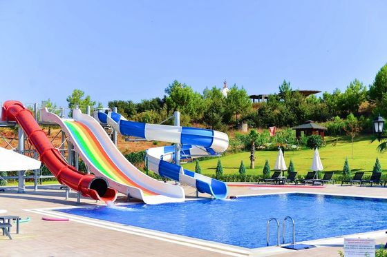 Water Fun Sports Amusement Park Kids Playground Equipment Tube Fiberglass Slide
