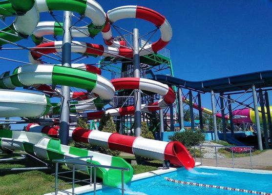 ODM Guangdong Dapeng Amusement Technology Co Ltd Park Pool Games Ride Kid Playground Fiberglass Water Slide