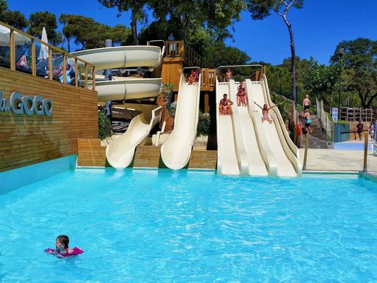 Good price Kids Water Park Swimming Pool Water Sport Equipment Fiberglass Slide online