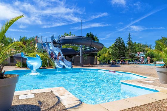 Good price Commercial Swimming Pool Water Games Equipment Fiberglass Slide For Adults online