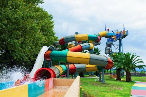 Good price OEM Commercial Garden Play Center Water Games Fiberglass Slide For Children online
