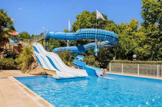Good price Commercial Water Park Amusement Equipment Fiberglass Slide 1 Person online
