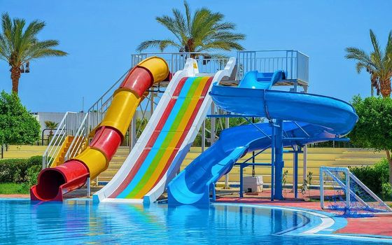 Water Park Aqua Play Professional Aquatic Fiberglass Slide