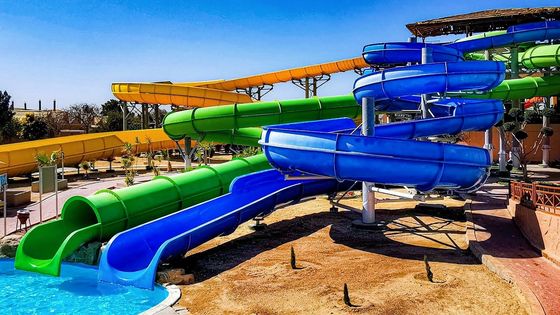 Good price Kids Water Park Playground Equipment Swimming Pool Water Game Slide online