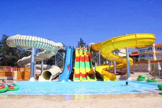Good price Water Park Swimming Pool Amusement Fiberglass Water Slide Supplies online