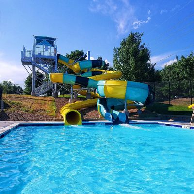Good price Water Games Swimming Pool Fiberglass Slide Supplies For Kids online