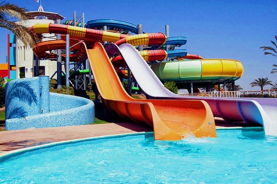 Good price Outdoor Water Park Adult Children Games Sport Equipment Fiberglass Spiral Slide For Kids online