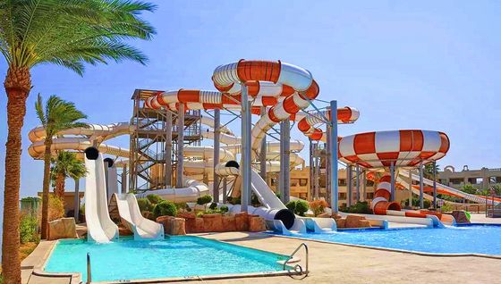 Good price Outdoor Water Park Swimming Pool Fiberglass Water Slide online