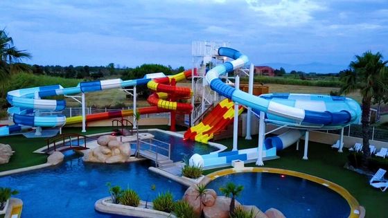 Good price Swimming Pool Water Play Equipment Fiberglass Water Slide For Adults online