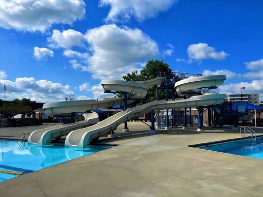 Commercial Fiberglass Swimming Pool Aqua Game Fiberglass Water Slide