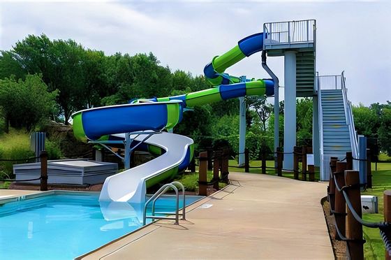 Outdoor Fiberglass Swimming Pool Water Park Equipment For Playground