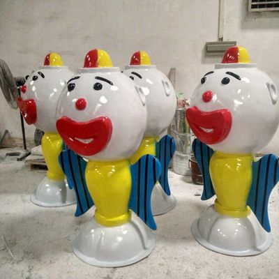Good price Water Park Kids Water Splash Pad Equipment Big Head Clown for Children Swimming Pool online