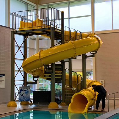 Kids Amusement Water Toy Park Rides Small Water Swim Pool Slide