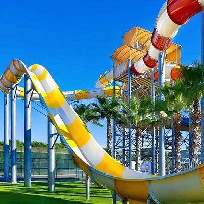 Good price Outdoor Swimming Pool Fiberglass Water Fun Game Slide online