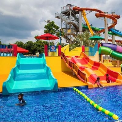 Good price Kids Swimming Pool Water Sports Games Equipment Fiberglass Water Slide For Kids online