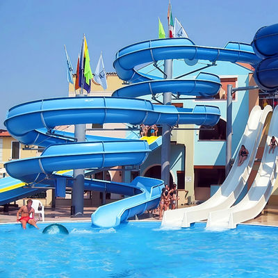 Good price Spiral FRP Slide Combination 0.82m Inner Width Custom Design For Adult Children Water Park Venues online
