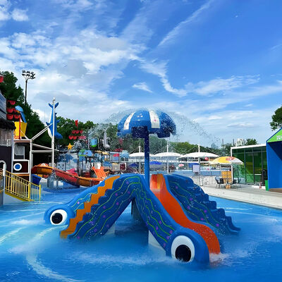 Good price Water Play Skits Fountain Commercial Water Park Children'S Pool Fiberglass Metal Construction Galvanized Steel With 1-Year Warranty online