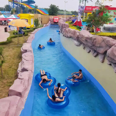Good price Water Park Commercial Lazy River Drifting Equipment Use For Water Parks And Resorts Customized 100m Starts online
