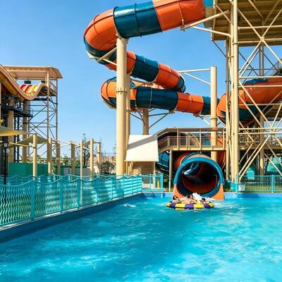 quality Commercial Fiberglass Spiral Water Slide For Water Park Theme Park Resort With CE factory