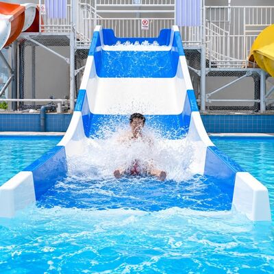 Family Water Slide Fiberglass Wide 6-10mm Thickness Kid Use For Water Parks And Resorts