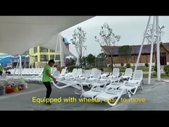 Courtyard Swimming Pool Accessories， Leisure Portable Folding Sun Lounger， Swimming pool rides