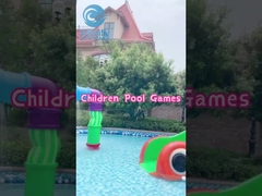 Commercial Water Park water splash pad set, Fiberglass splash plad for kids, Mini fiberglass slide