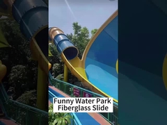 Fun Water Park Slide, Swimming Pool Fiberglass Water Slide, Water Park Fiberglass Slide Set