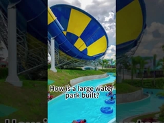 18m Height Big Adult Water Slide Outdoor Fiberglass Speaker Shape, Big Trumpet Slide