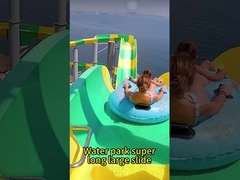 Outdoor Commercial Swimming Pool Design, Amusement Water Slide Set