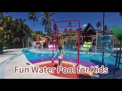 Fun Water Pool Equipment for Kids, Water Playgruound Water Splash Pad for Kids