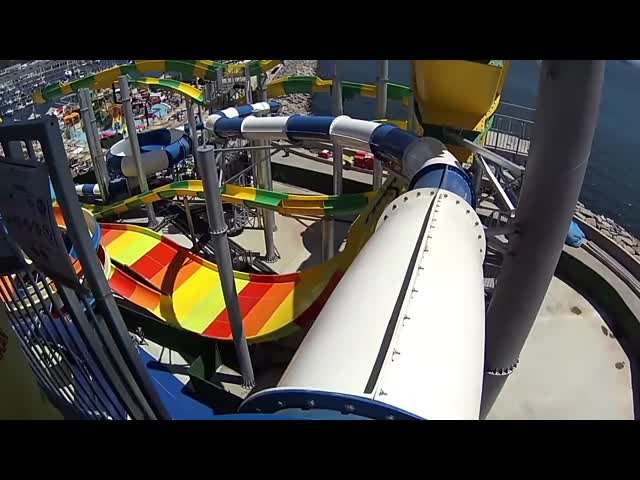 Outdoor Commercial Swimming Pool Kids Fiberglass Water Slide