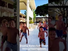 Popular Flying Pool Slide for Resort Swimming Pool