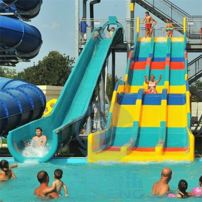 Craiova Swimming Pool Water Slide Sets Fiberglass Huge Water Park Slides
